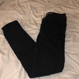American Eagle Super Stretch X Black Jeans